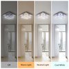 diisunbihuo Modern Crystal Chandelier 7.9 Inches Led Ceiling Light Mini Square Flush Mount Ceiling Light for Bedrooms Dinning Rooms Hallway(Changeable Color,15W)