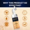 SWOSH Apple Cider vinegar (Apple extract) Foaming Face Wash for Acne Prone & Oily Skin - No Parabens, Sulphate, Silicones & Colour (with Built-in Face Brush), 100 ml / / 3.38 fl oz