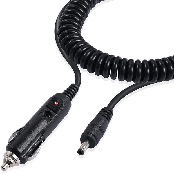 Parthcksi Car DC Adapter for Verezano PDVD-12309C 9" Swivel Screen Portable DVD Player Auto Vehicle Boat RV Lighter Plug Power Supply Cord Charger PSU