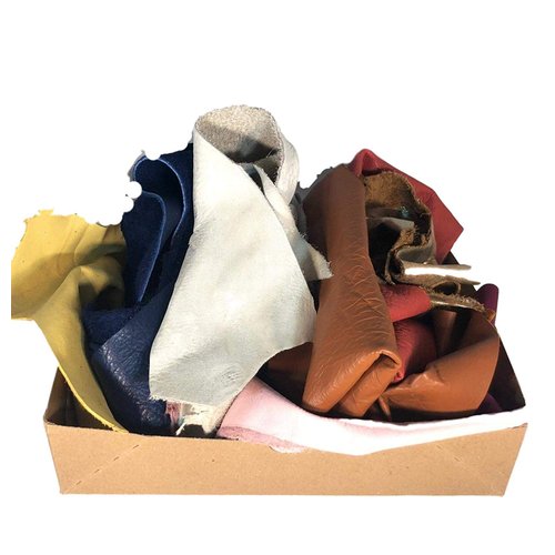 Full Grain Leather Scraps and Remnants: Sold by The Pound (Variety, 1 LB)