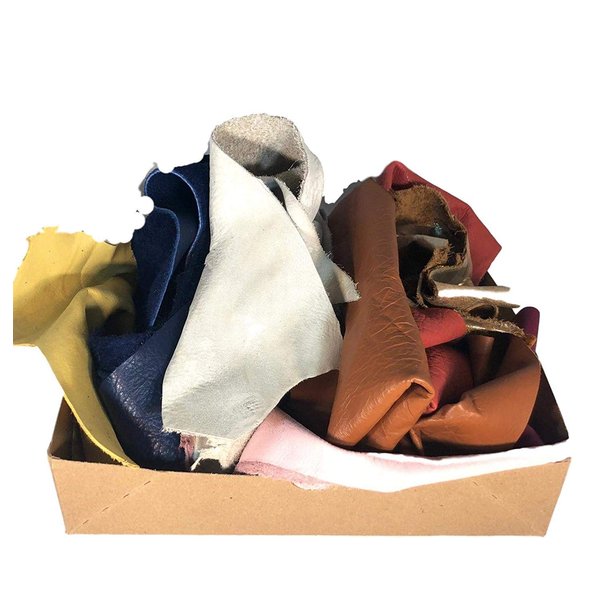 Full Grain Leather Scraps and Remnants: Sold by The Pound (Variety, 1 LB)