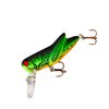 Rebel Lures Crickhopper Cricket / Grasshopper Crankbait Fishing Lure, 1 1/2 Inch, 1/4 Ounce, Fire Tiger, Crickhopper (3/32 oz)