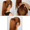2Pcs Ponytail Bump it UP Hair Styling Insert Comb Fluffy Hair Comb (1Black+1Coffee)