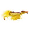 CREEYA 1piece 3D Duck Topwater Fishing Lure Yellow Duckling Floating Artificial Bait Plopping and Splashing Feet Hard Fishing Tackle Geer 12cm 28g