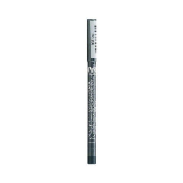 Nyc Eyeliner Pencil, Waterproof, Teal 937 0.036 Oz (1.08 G) (Pack of 2)