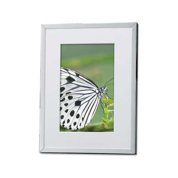 Lawrence Frames Silver Plated Matted 4x6 Picture Frame