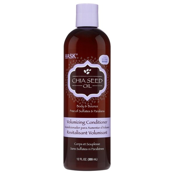 Hask Conditioner Chia Seed Oil Volumizing 12 Ounce (355ml) (2 Pack)