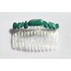 Amazonite Stone Hair Comb