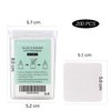 200 Pcs Glue Cleaning Cotton Pads Non-Woven Fabric Wipes Glue Wiping Cloth for Clean Lash Extension Glue, Tweezers,Lash Glue Holder Pads, Glue Bottle Mouth (200 Sheets)