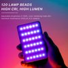 VIJIM VL120 RGB Video Light, Portable LED Camera Light Panel 0-360 Full Color, CRI 95+ 2500-9000K LED 3100mAh Rechargeable DSLR Lighting for Vlogging, Photography, Video Conference
