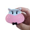 Kawaii Hippo Hair Clip,Acetate Claw Clips,Hair Clips for Women,Pink
