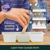 BBC Earth Science of Crystal Growing, Grow 3 Dazzling Crystals, Includes Display Case, Powdered Paints, Learning Guide, Crystal Growing Kit, STEM Toys, Kids Science Kit, STEM Kits For Kids Age 12-14