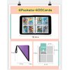 Card Binder with 4 Pockets - Holds Up to 400 Cards, Trading Card Collection Case Book (Purple, 4 Pockets/400 Cards)