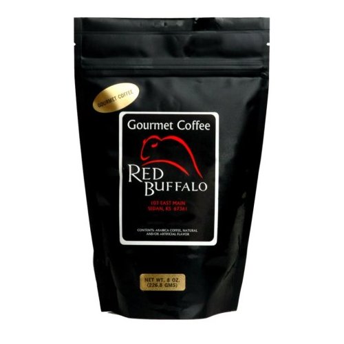 Red Buffalo Vanilla Nut Decaf Coffee, Ground, 1 pound
