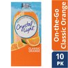 Crystal Light On The Go Sunrise Classic Orange Drink Mix, 10 ct, 2 pk
