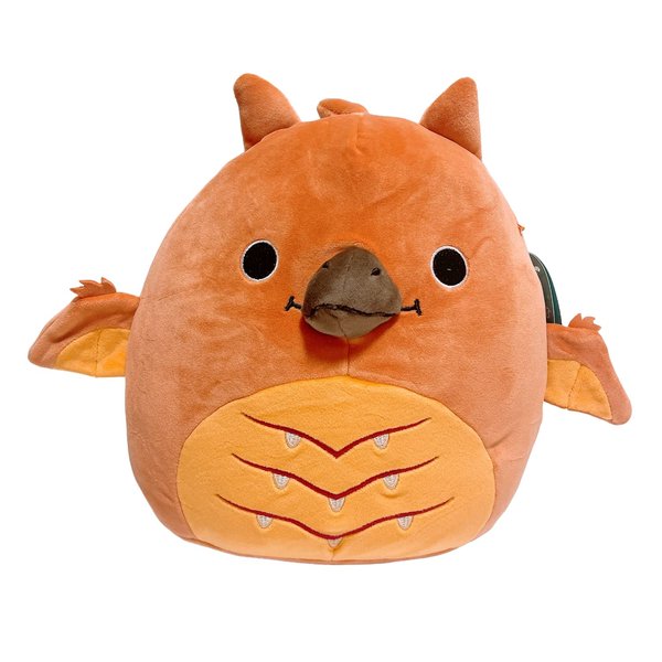Squishmallows Kellytoy Godzilla Plush Toy (8/'' Rodan), Brown, 8 Inch (SQK2817)