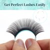DF touchjoy Lash Extension Volume Eyelashes Extensions 0.07 C 20-25mm Lash Tray Individual lash Extensions Classic Lash Extensions Soft Matte Black Single Lashes for Professional Salon Use