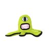 TUFFY - World's Tuffest Soft Dog Toy - Alien Green-Squeaker- Multiple Layers. Made Durable, Strong & Tough. Interactive Play (Tug, Toss & Fetch). Machine Washable & Floats