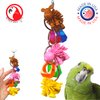 Bonka Bird Toys 1716 Farm Ringer Small Medium Bird Toy Parrot Cage Craft Toys Cages African Grey Conure Cockatiel
