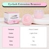 LASHVIEW Eyelash Extension Remover Cream, Special LILY Flavor Cream, Lash Extension Remover Cream Low Irritation Cream for Sensitive Skin Professional Eyelash Extensions Dissolves for Salon,5g