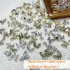 KACHIMOO 100pcs Butterfly Nail Charms Butterfly Charms for Nails Gold Butterfly Nail Charms 3D Nail Butterfly Charms Aolly Butterfly Charms for Acrylic Nails DIY