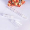 6 Pcs 3ml Transparent Empty Twist Pens with Brush Tip Nail Oil Pen Cosmetic Lip Gloss Container Applicators Eyelash Growth Liquid Tube