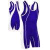 Brute Maverick Wrestling Singlet - SIZE: Medium, COLOR: Black/White [Apparel]