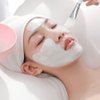 DIY Facial Mask Mixing Bowl Set 5 in 1 DIY Face Mask Mixing Bowl Set with Soft Silicone Face Mask Bowl Brushes Stick Spatula Powder Measuring Cup for DIY SPA Clay Mask
