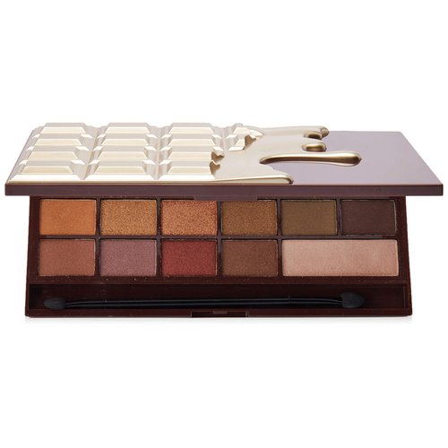 Makeup Revolution I Heart Makeup Palette Zestaw cieni do powiek Chocolate Golden Bar 22g (16 kolorĂlw)
