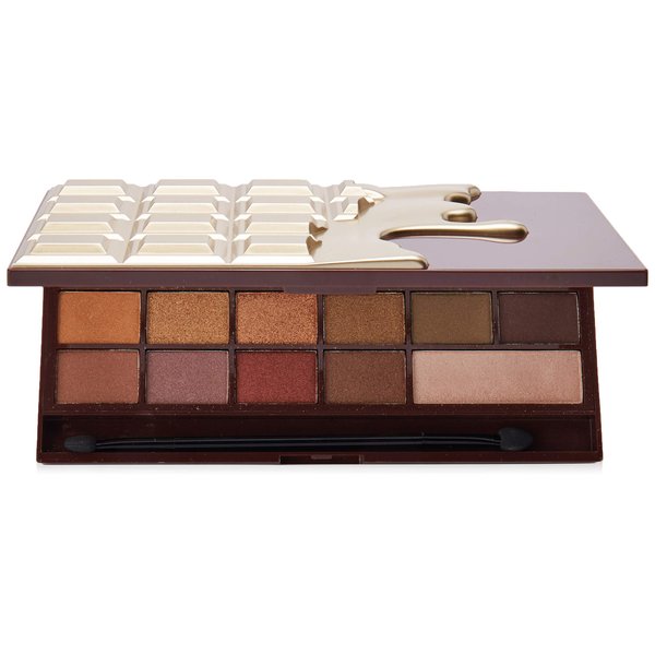 Makeup Revolution I Heart Makeup Palette Zestaw cieni do powiek Chocolate Golden Bar 22g (16 kolorĂlw)