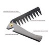 Folding Pocket Comb Stainless Steel Handle Folding Comb Portable Hair Comb Folding Comb for Hair Styling Design for Beauty Salon and Home Use
