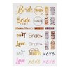 Bachelorette Party Tattoos - Bachelorette Party Favors, Decorations & Supplies by Sterling James Co. - Girl's Night Out Temporary Metallic Tattoos