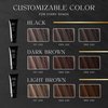 Color Treatment for Gray Coverage – Subtle, Gradual Semi-Permanent Hair Color – Hydrating, Sulfate-Free, Ammonia-Free, Vegan Color Depositing with 31 Botanical Extracts (Dark Brown)