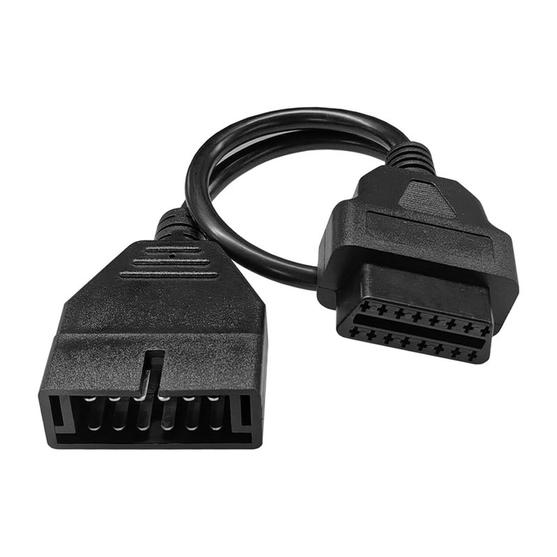 DUSCOKE OBD1 Scanner Connector, OBD1 12Pin Male to OBD2 16Pin Female ...