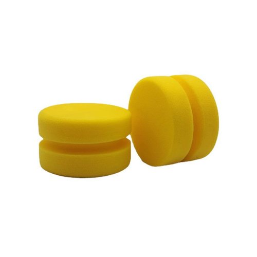 2Pcs Painting Sponges Set - Round Paint Sponge for Smooth Application - Reusable Sponges for Brush-Free Painting - Ideal for Furniture & Craft Projects