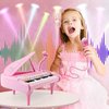 Amy&Benton Toy Piano for Baby Girls Pink Toddler Piano Keyboard Toy 1 2 3 Years Old Girls Kids Birthday Gift Toys