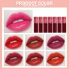 LADYFOX 7 Colors Lip Tint Stain Set, Mini Liquid Matte Lipstick,Moisturizing and Natural Lip Stain, Long-Lasting,Non-Stick Tinta Para Labios, Waterproof and High Pigment Lip Makeup