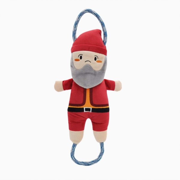 HugSmart Pet – Fairytale Story | Squeaky Plush Mountain Climbing Rope Tug Dog Toy with Less Stuffing (Fairytale Story – Dwarf)
