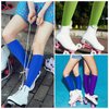 Toulite 12 Pairs Winter Figure Skating Socks for Women Men Kids Ice Skating Socks Solid Color Roller Skate Socks Dance Light Opaque Footed Skate Socks(Colorful)