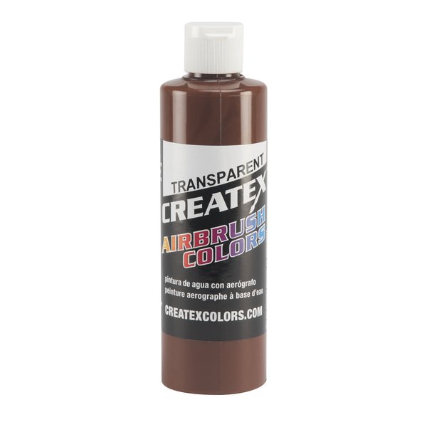 Createx Colors Paint for Airbrush, 8 oz, Transparent Light Brown