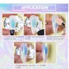 2Boxes Mirror Neon Aurora Nail Art Glitter Powders Mermaid Chrome Pigment Dust 0.3g Manicure DIY Nail Art Decoration Sponge Stick Dip Powder Nail Art Chrome Pigment (Aurora Powder)