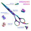 LIGICKY Hair Cutting Scissors Kit Professional Barber Stainless Steel Hairdressing Scissors Set Hair thinning Shears Bang Hair Scissor for Kids/Women/Men/Salon/Home