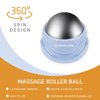 MURLIEN Ice Therapy Massage Roller Ball, Manual Massager for Trigger Point, Deep Tissue Massage, Alleviating Muscle Tension and Pain Relief, Suitable for Neck, Back, Shoulders, Arms, Legs, Thighs etc.