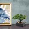 Artificial Bonsai Tree Juniper Faux Plants Indoor Small Fake Plants Decor with Ceramic Pots for Home Table Office Desk Bathroom Shelf Bedroom Living Room Farmhouse Decorations