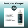 Tea Tree Shampoo Sulfate Free - Clarifying Shampoo for Build Up and Flakes with Peppermint Oil and Tea Tree Essential Oil for Dry Scalp Treatment - Tea Tree Mint Shampoo for Oily Hair and Scalp