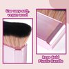 zmnklry Self Tanner Brush, Make Up Kabuki Brush, Sunscreen Application Tanning Brush, Kabuki Brush for Self Tanner,Tanning Brush for Self Tan, Body Self Tanning Brush, Rose Gold Self Tan Brush
