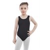 Magic Town Leotards for Girls Toddler Ballet Dance Tank Top Gymnastics bodysuit (6-8,Black)