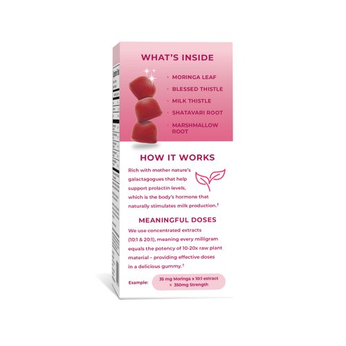 Dr. Stephanie's Lactation Gummies - Boost Milk Supply with Natural Galactagouges for Breastfeeding Support - No Fenugreek & No Sugar