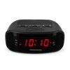 Magnasonic Digital AM/FM Clock Radio with Battery Backup, Dual Alarm, Sleep & Snooze Functions, Display Dimming Option,White (EAAC201)