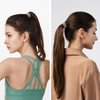 QIUTIMIY 16Pcs Spiral Hair Ties, (Clear White) Hair Elastic Coils for Women and Girls, Waterproof Phone Cord Hair Scrunchies Accessories Bands for Ponytails and Updos